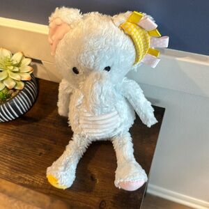 Sensory Snuggables From The Land Of Make Believe Ideas Elephant Plush Rattle Toy